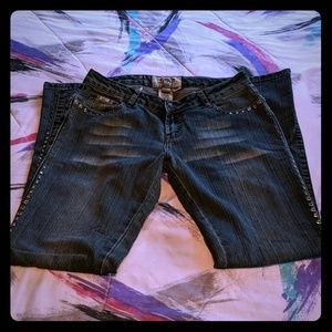 Jell Women's Studded Denim Jeans